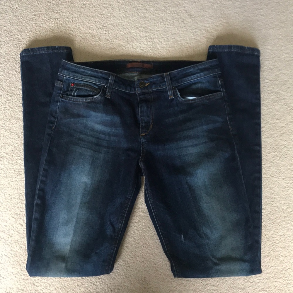 Dark Blue Women's Slim Denim Jeans